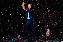 France head coach Didier Deschamps with the FIFA World Cup Trophy. (Photo courtesy: Hublot)