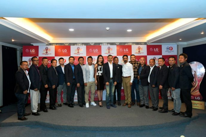 Mizoram FA's LG Independence Cup officially launched in Aizawl. (Photo courtesy: Mizoram Football Association)
