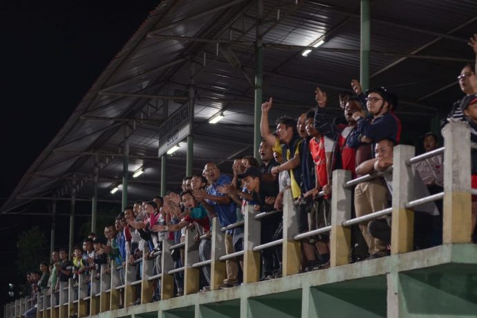 Football fans in Aizawl, Mizoram. (Photo courtesy: Mizoram Football Association)