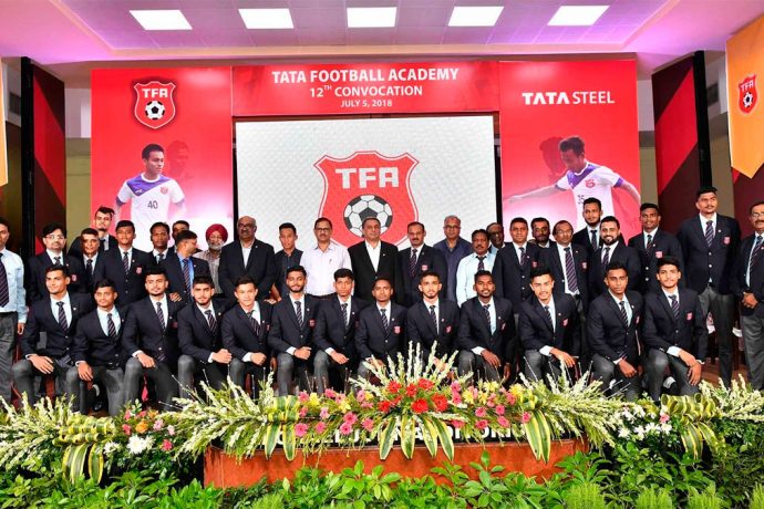 Tata Football Academy organises its 12th Cadet Convocation 2018. (Photo courtesy: Tata Steel)