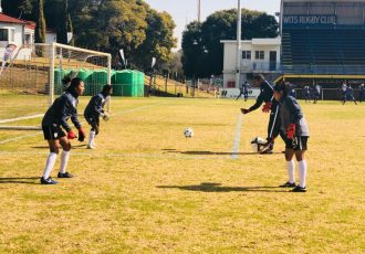 India U-17 Women's national team during a training session in Johannesburg, South Africa. (Photo courtesy: AIFF Media)