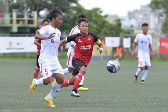 Aizawl FC wins over Ramhlun North FC in LG Independence Cup (Photo courtesy: Mizoram Football Association)