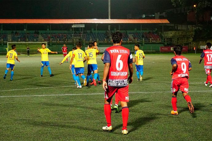 Jamshedpur FC Reserves come up short against Chawnpui FC in LG Independence Cup (Photo courtesy: Mizoram Football Association)