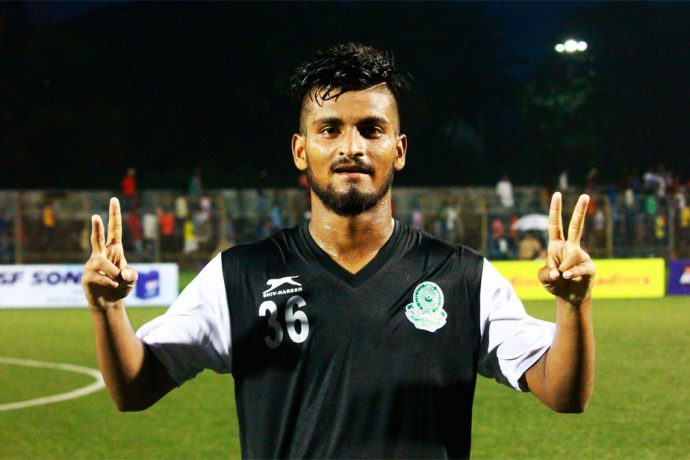 Mohammedan Sporting Club star Prosenjit Chakraborty (Photo courtesy: Mohammedan Sporting Club)