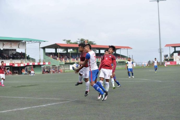 Ramhlun North FC and Electric Veng FC share spoils in LG Independence Cup. (Photo courtesy: Mizoram Football Association)