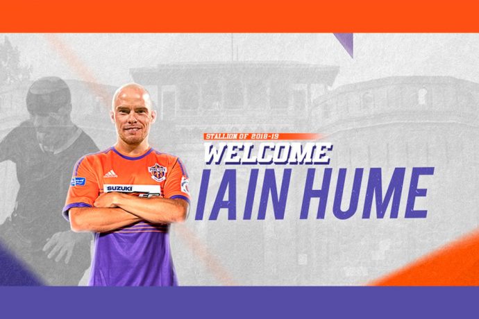 FC Pune City sign ISL’s all-time top scorer Iain Hume (Image courtesy: FC Pune City)