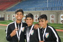 India U-15 Women's national team goalkeepers (Photo courtesy: AIFF Media)