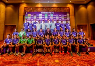 The Chennaiyin FC squad for the 2018/19 Indian Super League (ISL) season. (Photo courtesy: Chennaiyin FC)