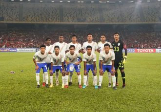 The India U-16 national team at the AFC U-16 Championship Malaysia 2018. (Photo courtesy: AIFF Media)