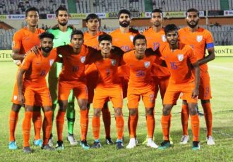 India U-23 national team at the SAFF Suzuki Cup 2018 in Dhaka, Bangladesh. (Photo courtesy: AIFF Media)