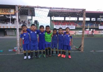 Kids during the Mizoram Football Association Grassroots Festival in Aizawl. (Photo courtesy: Mizoram Football Association)