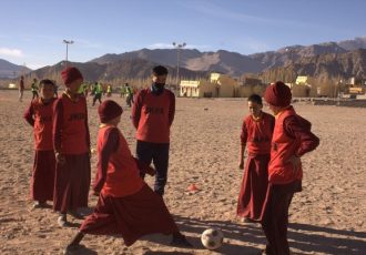 AIFF takes football to new heights with Grassroots Programme in Leh Ladakh. (Photo courtesy: AIFF Media)