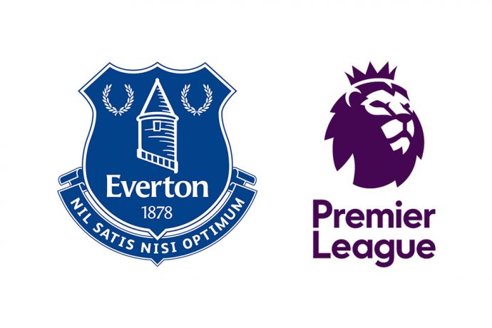 Logos of Everton Football Club and the Premier League.