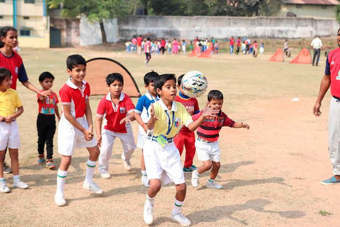 Jamshedpur FC Grassroots Football Festival at JUSCO School South Park. (Photo courtesy: Jamshedpur FC)