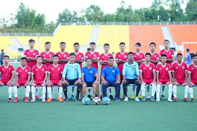 The Mizoram Junior Boys Football Team is all set for the National Junior Football Championship for the B.C. Roy Trophy. (Photo courtesy: Mizoram Football Association)