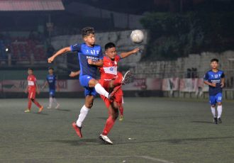 Mizoram Premier League (MPL) match action between Mizoram Police FC and Electric Veng FC. (Photo courtesy: Mizoram Football Association)