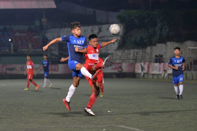 Mizoram Premier League (MPL) match action between Mizoram Police FC and Electric Veng FC. (Photo courtesy: Mizoram Football Association)