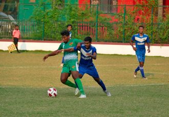 Goa Pro League match action between Salgaocar FC and Calangute Association. (Photo courtesy: Goa Football Association)