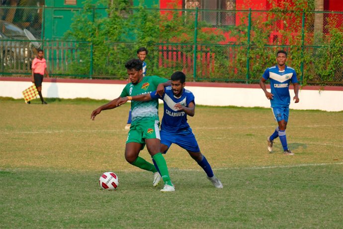 Goa Pro League match action between Salgaocar FC and Calangute Association. (Photo courtesy: Goa Football Association)