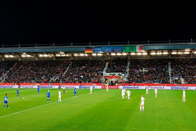 Match action during the Women's international friendly match between Germany and Italy at the osnatel Arena in Osnabrück, Germany on November 10, 2018. © CPD Football