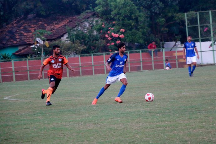 Goa Pro League match action between Guardin Angel SC and Dempo SC. (Photo courtesy: Goa Football Association)