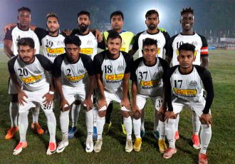 Mohammedan Sporting Club players ahead of their Bodoland Martyrs Gold Cup match against Daimalu FC. (Photo courtesy: Mohammedan Sporting Club)