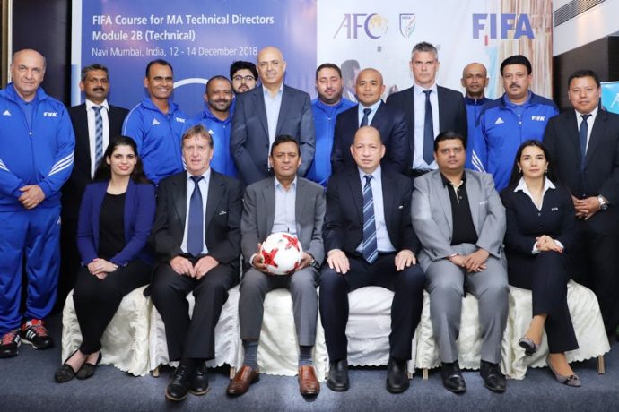 The participants of the FIFA Technical Directors' workshop in Mumbai. (Photo courtesy: AIFF Media)