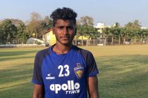 Chennaiyin FC U-18 striker Vijay Thangavel. (Photo courtesy: Chennaiyin FC)