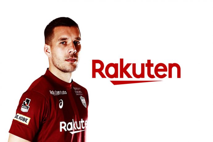 Rakuten announces new partnership with Lukas Podolski. (Photo courtesy: Rakuten)