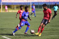Match action between Bengaluru FC B and Ozone FC in a friendly match. (Photo courtesy: Bengaluru FC)