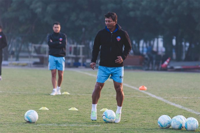 Derrick Pereira during a training session at FC Goa. (Photo courtesy: AIFF Media)
