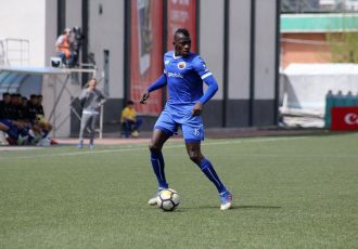 Mohammedan Sporting's Ivorian striker Desmos Arthur Kouassi. (Photo courtesy: Mohammedan Sporting Club)