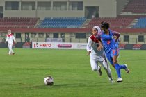 Hero Gold Cup 2019 match action between the Women's national teams of India and Iran. (Photo courtesy: AIFF Media)
