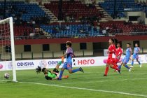 Hero Gold Cup 2019 match action between the Women's national teams of India and Nepal. (Photo courtesy: AIFF Media)