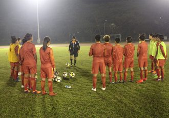 Indian Women’s national team training session. (Photo courtesy: AIFF Media)