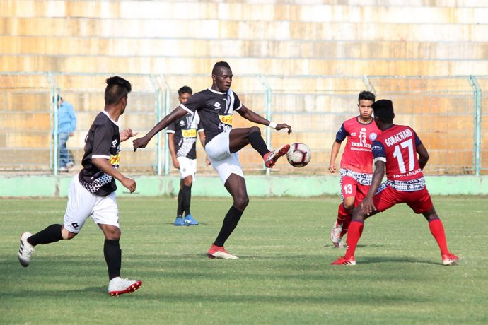 Hero 2nd Division League match action between Mohammedan Sporting Club and Jamshedpur FC. (Photo courtesy: Mohammedan Sporting Club)