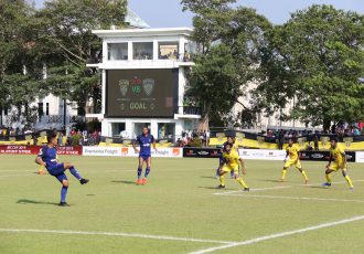 AFC Cup match action between Colombo FC and Chennaiyin FC. (Photo courtesy: Chennaiyin FC)