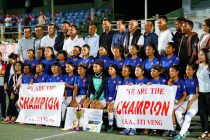 MFA Women's League champions GSA ITI Veng. (Photo courtesy: Mizoram Football Association)