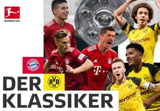 Der Klassiker: The clash of Bundesliga heavyweights FC Bayern Munich vs Borussia Dortmund.