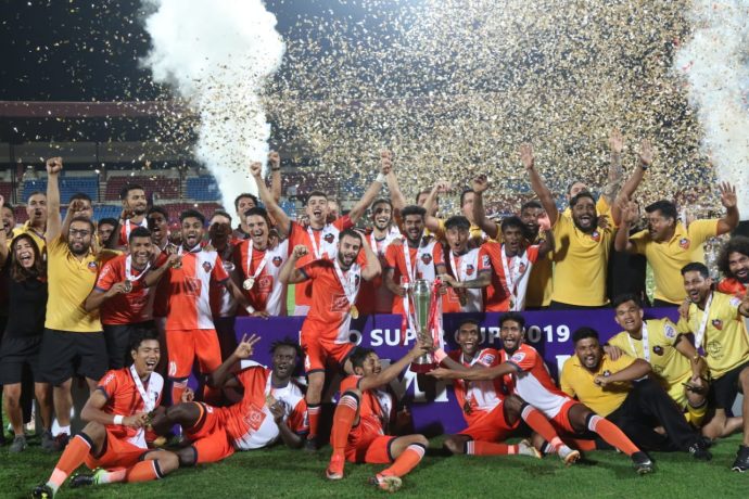 Hero Super Cup 2019 champions FC Goa. (Photo courtesy: AIFF Media)