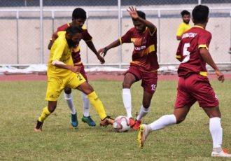 Hero Santosh Trophy match action. (Photo courtesy: AIFF Media)