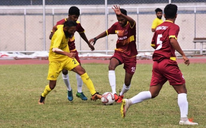 Hero Santosh Trophy match action. (Photo courtesy: AIFF Media)