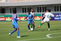 Indian Women's national team match action. (Photo courtesy: AIFF Media)