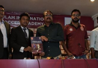 Gokulam Kerala FC and Football Plus enters into partnership to establish international academy. (Photo courtesy: Gokulam Kerala FC)