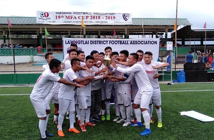 19th MFA Cup champions Aizawl FC Juniors. (Photo courtesy: Mizoram Football Association)