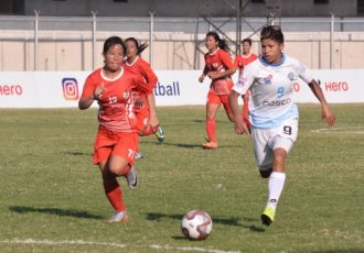 Hero Indian Women's League match action between Sethu FC and Manipur Police. (Photo courtesy: AIFF Media)