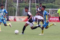 Mohammedan Sporting U-19's Sanjib Ghosh in action against Birbhum Nobles in a Zee Bangla Football League match. (Photo courtesy: Mohammedan Sporting Club)
