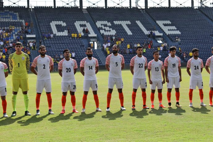 The Indian national team at the King's Cup 2019 in Thailand. (Photo courtesy: AIFF Media)