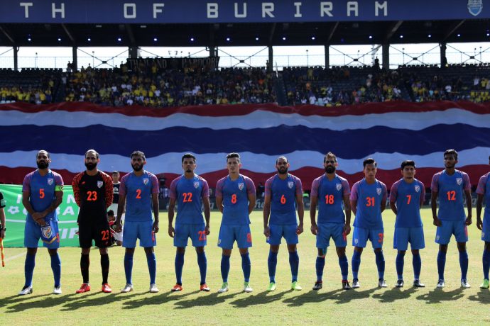 The Indian national team at the King's Cup 2019. (Photo courtesy: AIFF Media)