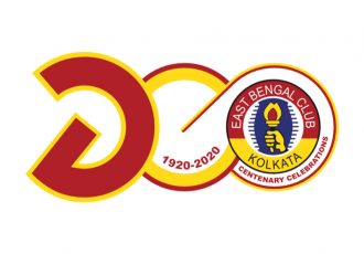 1920 - 2020: The centenary logo of East Bengal Club.
